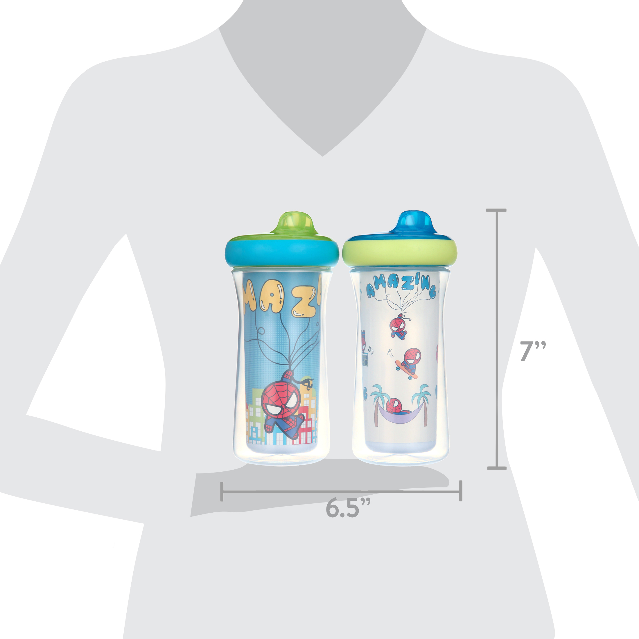 First Years Marvel Insulated Sippy Cup 9oz Pack of 2 photo 7