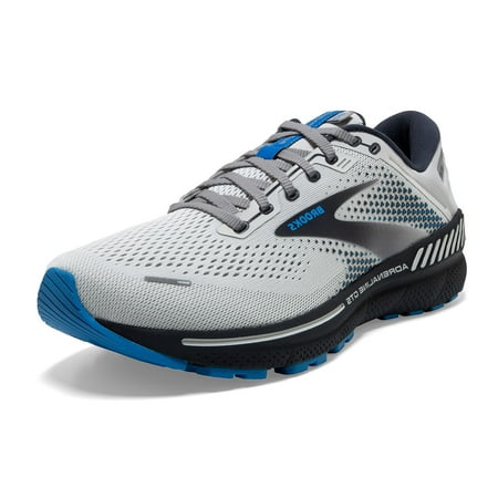 Brooks Mens Adrenaline GTS 22 Running Shoes Oyster/India Ink/Blue 15 EE - Wide