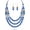 N0177-Blue, variant on 6 Pcs Bow Choker Necklace for Women Velvet Gothic Punk Tie Choker Sexy Long Wrap Rope Collar