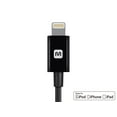 thumbnail image 5 of Monoprice Apple MFi Certified Lightning to USB Charge & Sync Cable - 10 Feet - Black | iPhone X, 8, 8 Plus, 7, 7 Plus, 6, 6 Plus, 5S - Select Series, 5 of 6