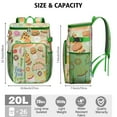 thumbnail image 3 of Insulated Lunch Box Cooler Backpack Portable Backpack Coolers Insulated Leak Proof,Waterproof Soft Sided Cooler Bag for Travel,Beach,Camping,Picnic,Lunch Backpack for Office Workers Family Travelers, 3 of 6