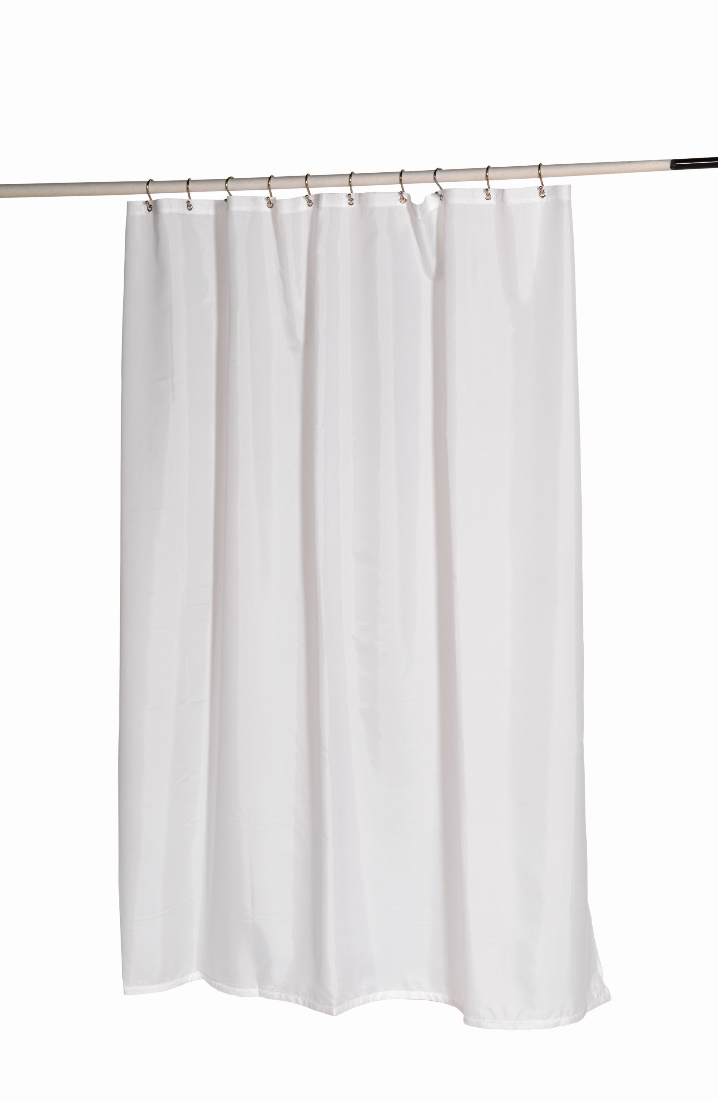 BetterBath Water Repellant Nylon Fabric Shower Curtain Liner(70" x 72