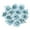 Blue, variant on 30*Flower Clearance! Nomeni 30Pc Rose Artificial Flower Single Head Silk Cloth Small Rose Artificial Flower, Fake Flowers Promotion Sale! White