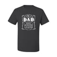 thumbnail image 2 of Wild Bobby, No. 1 Dad Genuine Legend Father's Day Men's Tee, Charcoal, 3X-Large, 2 of 6