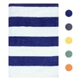 thumbnail image 1 of Toalla de playa esponjosa REGALWOVEN, toallas de piscina de poliéster que no retienen arena, secado rápido, suaves y absorbentes, color azul oscuro 30' x 60', 1 of 1