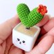thumbnail image 3 of Regalo de San Valentín Adornos creativos de cactus Planta de resina Adornos pequeños en maceta para coche, 3 of 4