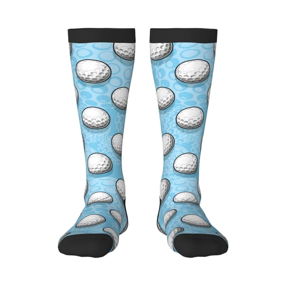 Logiee Golf Balls 1 Print Gift Stocking Stuffers,Adult Stockings,Novelty Socks,Funny Socks Birthday Running Walking Sleeping