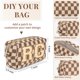 thumbnail image 3 of Bolsa de maquillaje SOIDRAM Checkered Preppy Cosmetic Brown, 6 unidades, 3 of 7