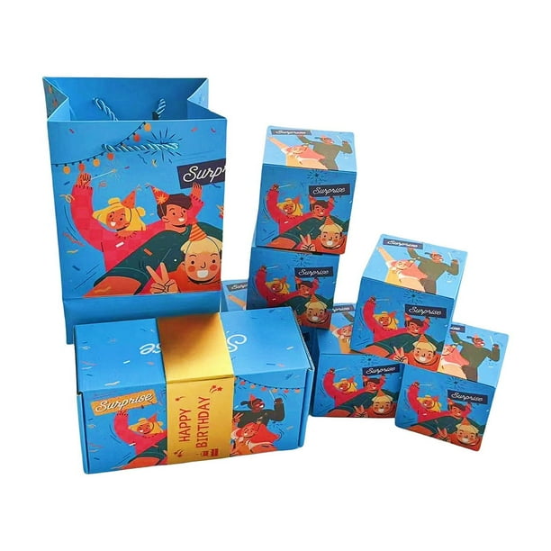Cajas de regalo sorpresa, Feliz Navidad, Explosión de dinero, Caja de regalo plegable emergente que rebota, Dinero, Año Nuevo, Juego de Navidad