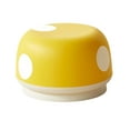 thumbnail image 4 of Taburete con forma de hongo, reposapiés otomano, taburete infantil de dibujos animados, material PP, fácil de amarillo, 4 of 9