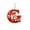 G, variant on JeashCHAT 26 Initial Letter Christmas Ornaments, Red Personalized Christmas Initial Ornaments Cute Reindeer Pendant Christmas Tree Hanging Decorations Xmas Gifts