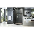 thumbnail image 3 of DreamLine Elegance Plus 51 3/4 -52 1/2 in. W x 72 in. H Frameless Pivot Shower Door in Brushed Nickel, 3 of 7
