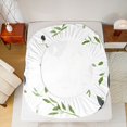 thumbnail image 5 of Castle Fairy Preppy Children Cartoon Panda Bed Sheets,Green Tree Leaves King Sheets, 5 of 7
