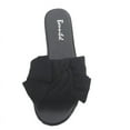 thumbnail image 5 of Bonnibel Best-1 Women's Braided Knotted Slides Open Toe Flatform Sandals BLACK 6, 5 of 5