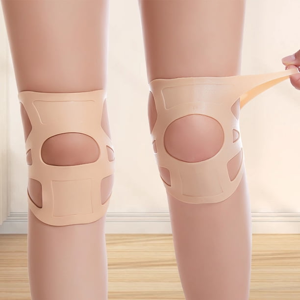 1 par de la rodilla de silicona de la rodilla de la rodilla de la rodilla de la rodilla para la rodilla de la rodilla para el rotulario (l)