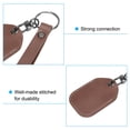 thumbnail image 4 of Uxcell Leather Keychain Blanks, 2 Pack DIY Leather Key Fobs with Key Ring for Laser Engraving, Brown, 4 of 6