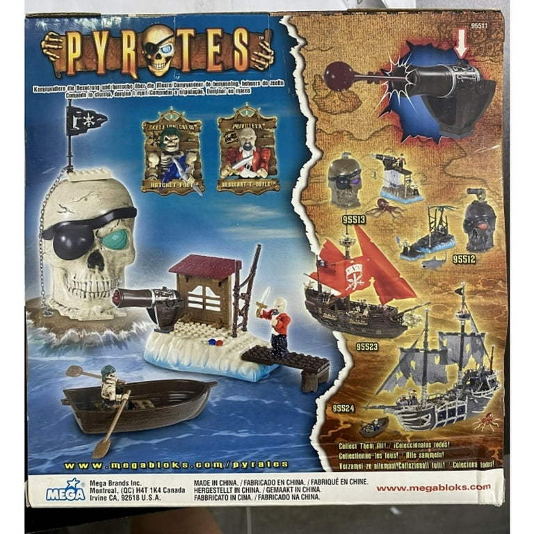 Mega Bloks Pirates of the Caribbean Maroon Gally 36 PCS 95511