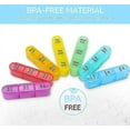 thumbnail image 3 of Weekly Pill Organizer 3 Times A Day - Large Pill Box 7 Day Medicine Organizer Pill Case, 3 of 4