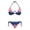 American Flag Pattern, variant on Pride Rainbow Love Print Ladies Two Piece Bikini Swimsuit Set Lightweight Halter Triangle Bathing Suit Women Swimwear for Beach Pool