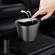 thumbnail image 1 of Cubo de basura de coche Cubo de basura de coche pequeño con tapa Accesorios de coche con bolsas de basura de coche Contenedor de basura Vaso de basura Macarena bote de basura, 1 of 8