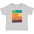 thumbnail image 3 of Inktastic Woodworking Eat Sleep Woodwork Repeat Boys or Girls Baby T-Shirt, 3 of 5