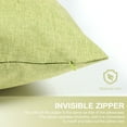 thumbnail image 2 of 2pcs Linen Waterproof Pillowcase Throw Pillow Cover Sofa Pillowcase for Outdoor, 2 of 6