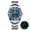 AD2501 Blue face, variant on Men's Watch, Analog Quartz Watch, 39mm Stainless Steel Dive Watch with Ceramic Bezel, 200m Water Resistant, Japanese Movement, Date Function, Luminous Hands
