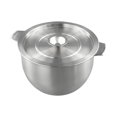 thumbnail image 3 of Stainless Steel Soup Oil Filter Pot with Lid 19 x 13/21 x 14/23 6 x 15cm, 3 of 11