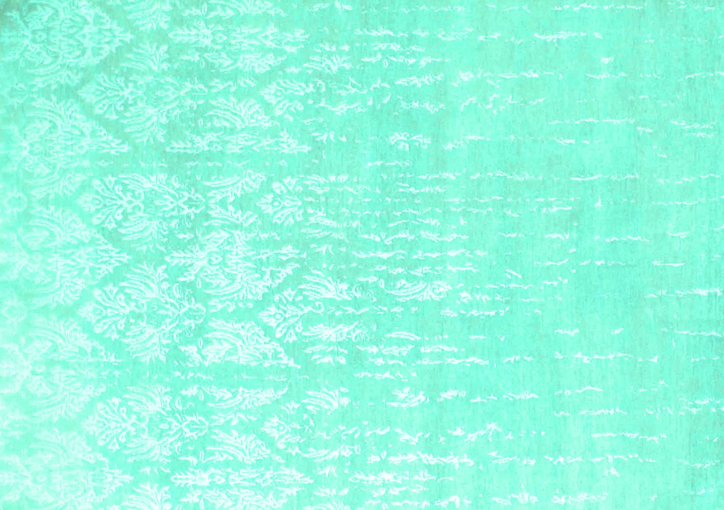 Ahgly Company Indoor Rectangle Solid Turquoise Blue Modern Area Rugs, 5 ...