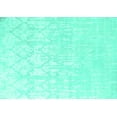 thumbnail image 1 of Ahgly Company Indoor Rectangle Solid Turquoise Blue Modern Area Rugs, 6' x 9', 1 of 4