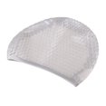 thumbnail image 3 of Gorro de Natación - Gorros de Natación de Silicona de Primera para Mujeres Y Hombres - Crepe de Burbujas para Reducir La Resistencia Al Desgas gris Soledad Natación de silicona, 3 of 6