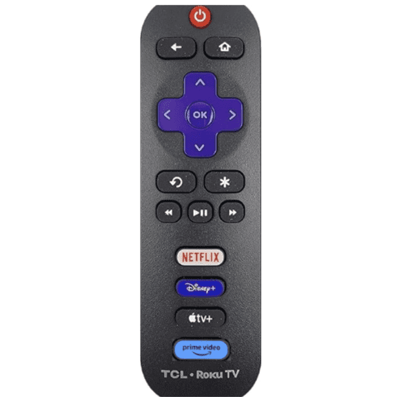 OEM Replacement Remote Control Compatible with All TCL Roku Smart TVs【Only Works with TCL Roku TV, Not for Roku Stick and Roku Box】 (Netflix/Disney Plus/Apple TV  / Prime video)
