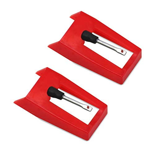 Record Player Needles,Turntable Replacement Needle for Vinyl Record Player LP Phonograph,Victrola,1byone,Crosley,ION,Jensen（2 Pcs of Diamond Stylus）