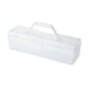thumbnail image 2 of Xihbxyly Caja de Almacenamiento Portátil, Diseño Transparente Multifuncional, Cierre Hermético, Ganchos Que Ahorran Espacio, Organización de La Cocina, Conservación de Fideos, Tamaño 29 X 9 X 8,5 Cm, 2 of 7
