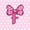 Pink F, variant on jejeloiu Pink Polka Dot Initial Q Twin Comforter Sets For Girls,Princess Bowknot Monogram Art Bedding Set,Pink Reversible,2pcs