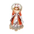 thumbnail image 4 of Muñeca de Figura de Pie Realista Ornamento de Exhibición Decorativa Retro Diseño para Mujeres con Vestido Artesanal Coleccionable Adecuada P, 4 of 9
