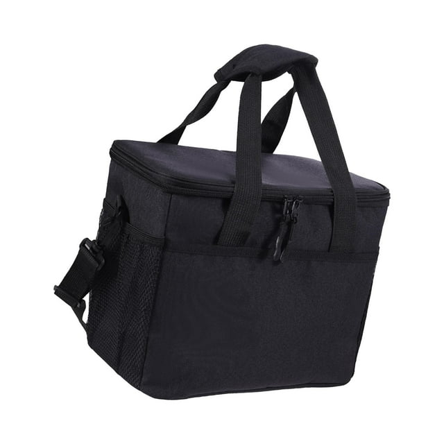 Bolsa más fresca Zulema para adultos con correa para el hombro ajustable contenedor de comida reutilizable térmico Negro 295x20x23cm