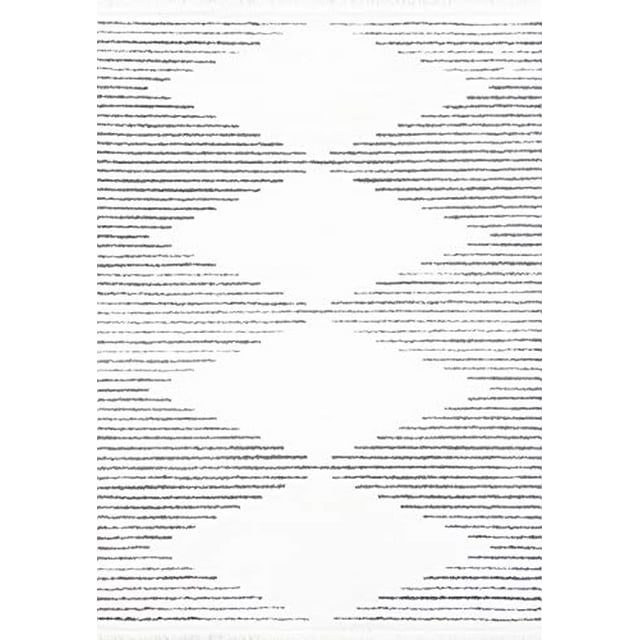 Novogratz by Momeni Ferris Cali Area Rug, Ivory, 33" X 5