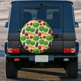 thumbnail image 3 of Kll Vegetable Tire Cover,Universal Wheel Tire Cover For Trailer, Rv, Suv, Truck,Camper And Many Vehicle,(14 Inch), 3 of 7