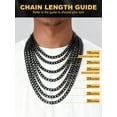 thumbnail image 5 of Cuban Link Chain for Men Women Stainless Steel Curb Necklace, 7/9/12/15 MM Chunky Chain Silver/Gold/Black Mens Hip Hop Jewelry 18''-30'', 5 of 17