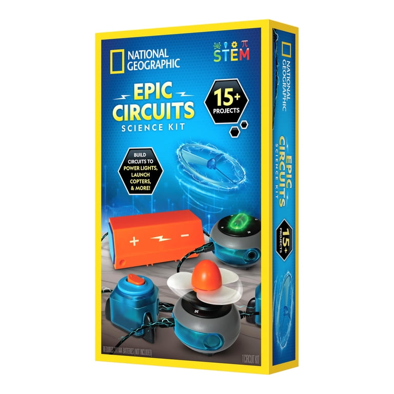 National Geographic Epic Circuit Science Kit for STEM Learning