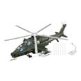 thumbnail image 3 of Helicóptero de juguete modelo ABS 1:52 de aleación de zinc con funciones interactivas, avión para Verde, 3 of 8