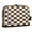 Brown and Cream Checkered, variant on Pencil Bag with Magnetic Foldable Base Large Capacity Stand-Up Pencil Case Durable Nylon Pen Pouch Brown Leopard Print Pattern