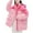 Pink, variant on Women's Jacket Fashion Casual Loose Solid Color Zipper Button Warm Top Long Sleeve Outerwear Winter Apparel Comfortable Wear