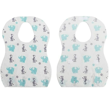 10PCS Children Disposable Bib Non Woven Fabric Waterproof And Dirty Bib disposable bib made of non-woven fabric Baby bib 10PCS
