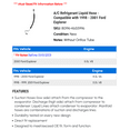 thumbnail image 2 of A/C Liquid Hose - Compatible with 1998 - 2001 Ford Explorer 1999 2000, 2 of 2