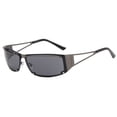 thumbnail image 4 of Gafas de sol huecas que cortan gafas de sol de discoteca Hip Hop gafas de sol personalizadas para disparar en la calle, 4 of 5