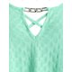 thumbnail image 3 of Tank Top de Tejido con Adornado de Cadena de Talla Extra Rosegal  Camisetas sin mangas de talla grande, 3 of 5