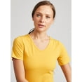 thumbnail image 3 of Kalon Women 4-Pack V-Neck T-Shirt Base Layer, 3 of 6