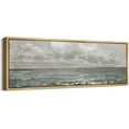 thumbnail image 4 of IDEA4WALL Extra Large Framed Canvas Print Wall Art Stormy Sea with Seagulls Artwork Nature Wilderness Antique Retro Fine Art Decorative Multicolor for Home Decoration - 60"x20", 4 of 5